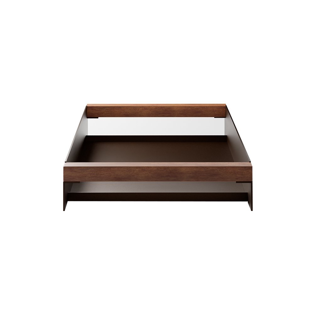 Bandeja Decorativa para Sala de Jantar Linha Nexo 40x25cm Aço Corten - 4