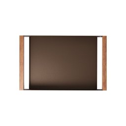 Bandeja Decorativa para Sala de Jantar Linha Nexo 40x25cm Aço Corten - 5