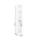 Ver imagem 4 de Kit com 2 Estantes Texas 30 cm com 10 Nichos Casatema MadeiraOriginals Branco