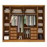 Quarto Casal Completo Guarda Roupa 6 Portas com Cômoda Cama e Cabeceira  - 4