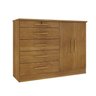 Quarto Casal Completo Guarda Roupa 6 Portas com Cômoda Cama e Cabeceira  - 18