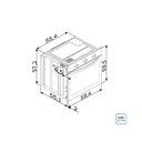 Ver imagem 3 de Forno Elétrico de Embutir Tramontina Inox Easy 60 F4 em Aço Inox 4 Funções 74 L