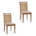 Ver imagem 3 de Kit 2 Cadeiras Geo Tela Estofada D23 Casatema MadeiraOriginals