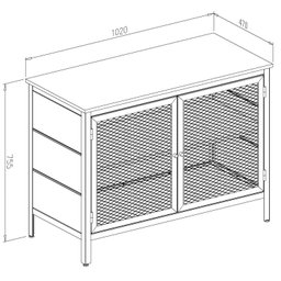 Buffet São Paulo 2 Portas 75cm - 3