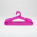 Ver imagem 1 de Cabide de Roupa Infantil Resistente Kit 24 Unidades Rosa Roupas de Criança e Bebês 28cm X 15 Cm