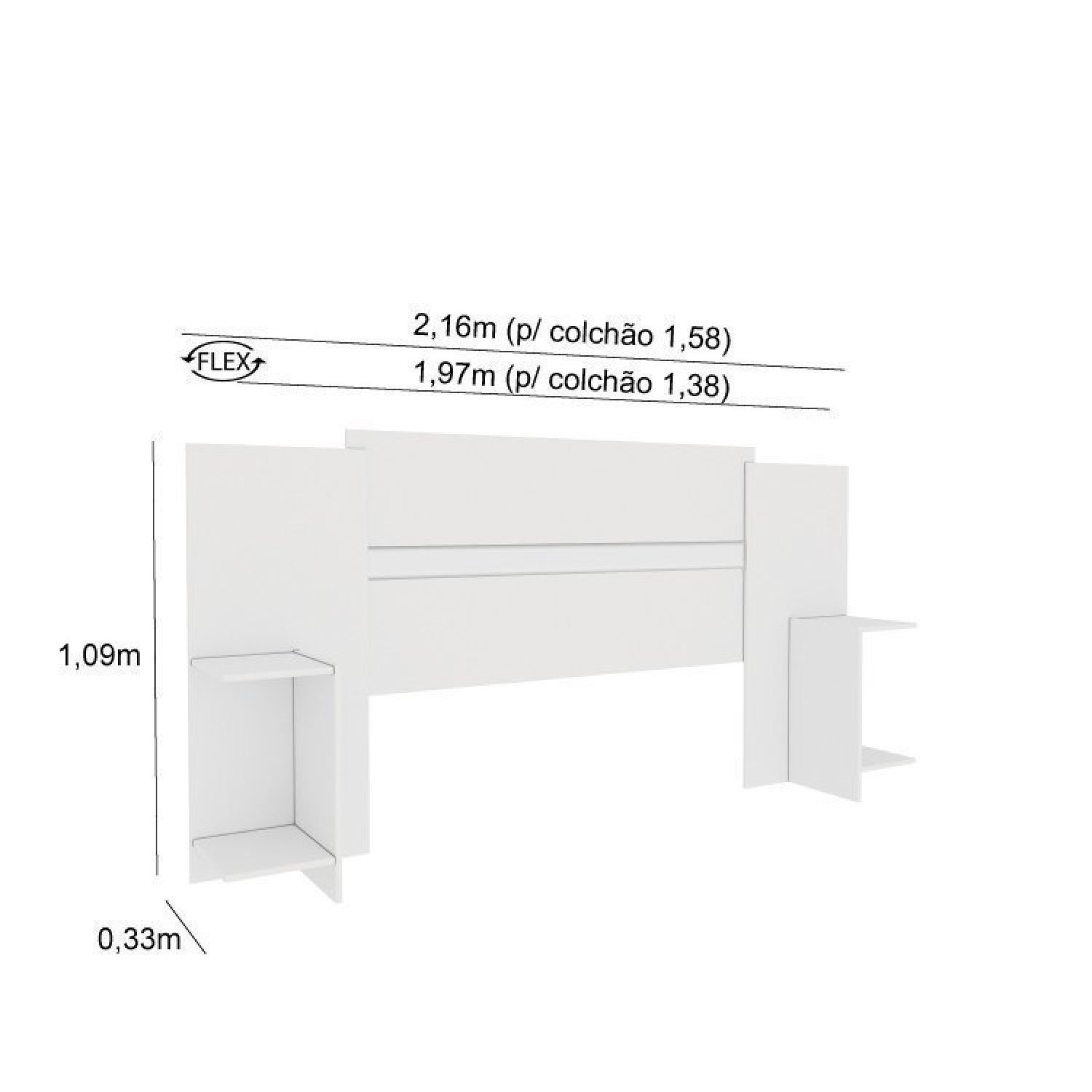 Quarto Casal Completo Guarda Roupa 6 Portas com Cômoda Cama e Cabeceira  - 19