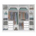 Ver imagem 4 de Quarto Casal Completo Guarda Roupa 6 Portas com Cômoda Cama e Cabeceira 