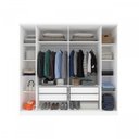 Ver imagem 4 de Quarto Casal Completo Guarda Roupa 6 Portas Veneza com Cama e Mesa de Cabeceira Neve Branco
