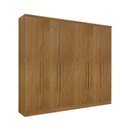 Ver imagem 7 de Quarto Casal Completo Guarda Roupa 6 Portas Veneza com Cama e Mesa de Cabeceira Neve Bege/Cinamomo
