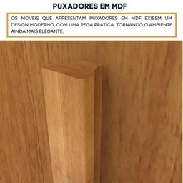 Quarto Casal Completo Guarda Roupa 6 Portas Veneza com Cama e Mesa de Cabeceira Neve  - 11