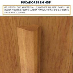 Quarto Casal Completo Guarda Roupa 6 Portas Veneza com Cama e Mesa de Cabeceira Neve  - 11