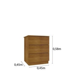 Quarto Casal Completo Guarda Roupa 6 Portas Veneza com Cama e Mesa de Cabeceira Neve  - 17