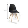 Cadeira Eames Eiffel sem Braço Bulk Preto - 2