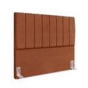 Ver imagem 2 de Cabeceira Estofada Carla 160 Cm Suede Terracota