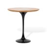 Mesa Saarinen Lateral - Louro Freijó 40cm de Diâmetro - 1