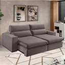 Ver imagem 1 de Sofá 2 Lugares 230cm Retrátil e Reclinável Free Veludo