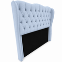 Ver imagem 4 de Cabeceira para Cama Box Casal Queen 1.60 Tecido Boucle:Azul