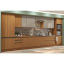 Ver imagem 5 de Cozinha Completa Maxxi 2 Peças (1 Balcão + 1 Complemento) C7p40 Canela - Kappesberg