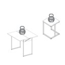 Ver imagem 5 de Conjunto Mesa Dobrável e 2 Banquetas