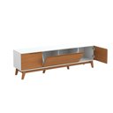 Ver mais imagens de Rack Kappesberg 3 Portas Branco/canela 180cm