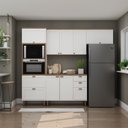 Ver imagem 1 de Cozinha Completa Americana 4 Peças com 4 Gavetas Portas Provençais