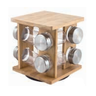 Porta Condimentos Giratorio Bambu 8pc 14x14x17cm - 1