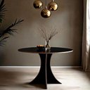 Ver imagem 1 de Mesa Redonda Flex 90cm MDF 4 Lugares Byhouse