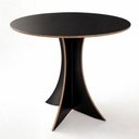 Ver imagem 3 de Mesa Redonda Flex 90cm MDF 4 Lugares Byhouse