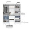 Guarda Roupa Betim 6 Portas Flex - 2