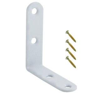Kit 20 Peças Reforço para Moveis - 1 1/2 Pol. Branca.