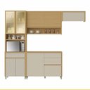 Ver imagem 2 de Cozinha 4 Peças Condessa com 8 Portas 4 Gavetas em Mdf Nesher