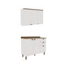 Cozinha Modulada 2 Peças com Balcão e Armário Aéreo e Tampo Provençal - 3