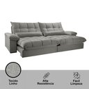 Ver imagem 5 de Sofá Liz 02 Módulos de 120cm Br 25cm Meu Sofá Online