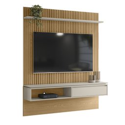 Painel Para TV até 65 Polegadas Ripado Samambaia CabeCasa MadeiraMadeira - 8