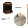Painel Home Samambaia Para TV até 65 Polegadas Sem Kit LED CabeCasa MadeiraOriginals - 3