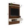 Painel Home Samambaia Para TV até 65 Polegadas Sem Kit LED CabeCasa MadeiraOriginals - 5