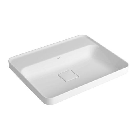 Cuba de Sobrepor Retangular 50cm Slim Branco Deca