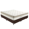 Cama Box Marrom e Colchão King King Best Anjos - 1