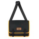 Ver imagem 1 de Bolsa de Ferramentas Impermeavel Amarela 2 Bolsos Alca Transversal Regulavel Cartucheira para Encana