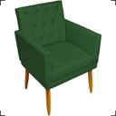 Ver imagem 3 de Kit Namoradeira Decorativa Para Sala Capitonê Com Base + 4 Poltronas Para Recepção Suede