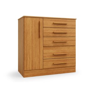 Cômoda Advantage 5 Gavetas 1 Sapateira Cor Freijo Marca Batrol