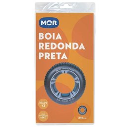Boia Inflável Redonda Preta - 90cm - Mor - 2