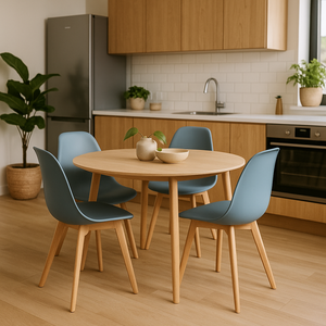 Kit com 4 Cadeira Saarinen Solid Wood 131pp