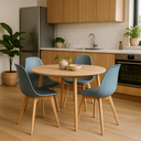 Ver imagem 1 de Kit com 4 Cadeira Saarinen Solid Wood 131pp