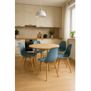 Ver imagem 2 de Kit com 4 Cadeira Saarinen Solid Wood 131pp