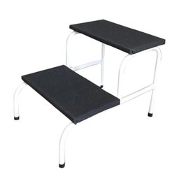 Escada 2 Degraus para Maca e Depilação Medcombo Cor Branco Modelo Estrutura Branca - 1