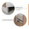 Cozinha Modulada 4 Peças com Tampo 3 Aéreos 5 Portas e 1 Balcão Ipanema CabeCasa MadeiraOriginals - 9