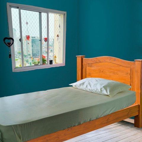 Jogo de Cama Cetim Solteiro 2 Peças Lençol Fronha Antifrizz