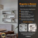 Ver imagem 2 de Nicho de Parede Decorativo Branco Zig para Sala Quarto Hall