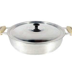 Frigideira Panela Alumínio Fundido Polida Alça Meia Lua 30cm